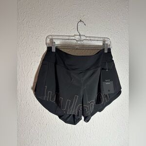 NWT Lululemon Speed Up MR Lined Short 4" *Graphic